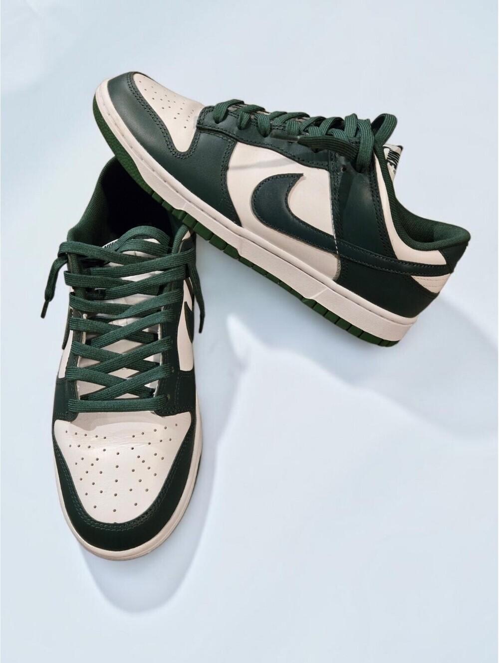 Nike Dunk Low Michigan State DD1391-101 Men's 10 Preowned